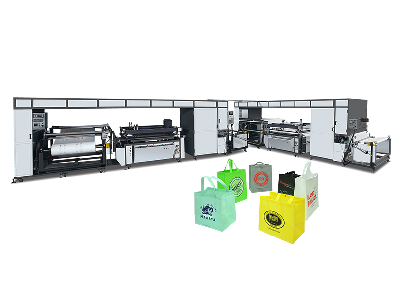 ONL-12010-II&nbsp;-TWO-COLOR-ROLL-TO-ROLL-NON-WOVEN-FABRIC-SCREEN-PRINTING-MACHINE