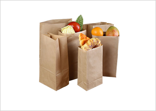 square bottom paper food bag