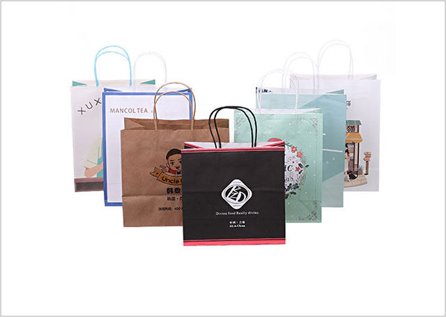 flat handle paper bag