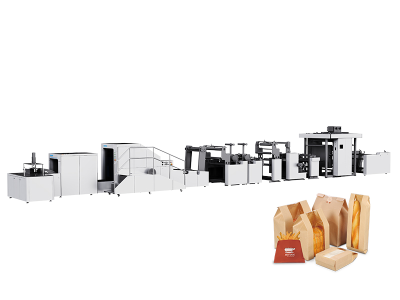 Roll-fed Square Bottom Paper Bag Machine ( Multi-functional Options )