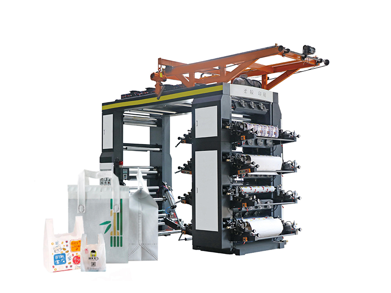 8 Colors Stack Type HighSpeed Flexographic Printing Machine