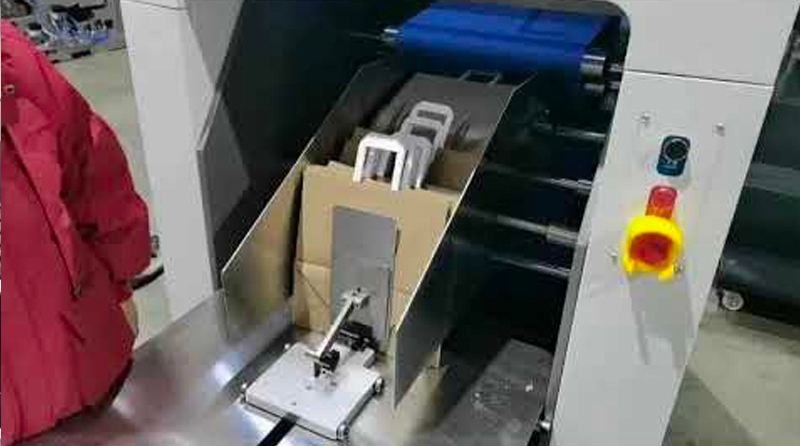 A400 Square Bottom Paper Bag Machine With Rope&Flat Handle Online Testing Before Shipping