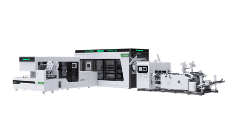 Oyang -20 Máquina de fabricación de caixas de caixa non tecida automática con manexo en liña