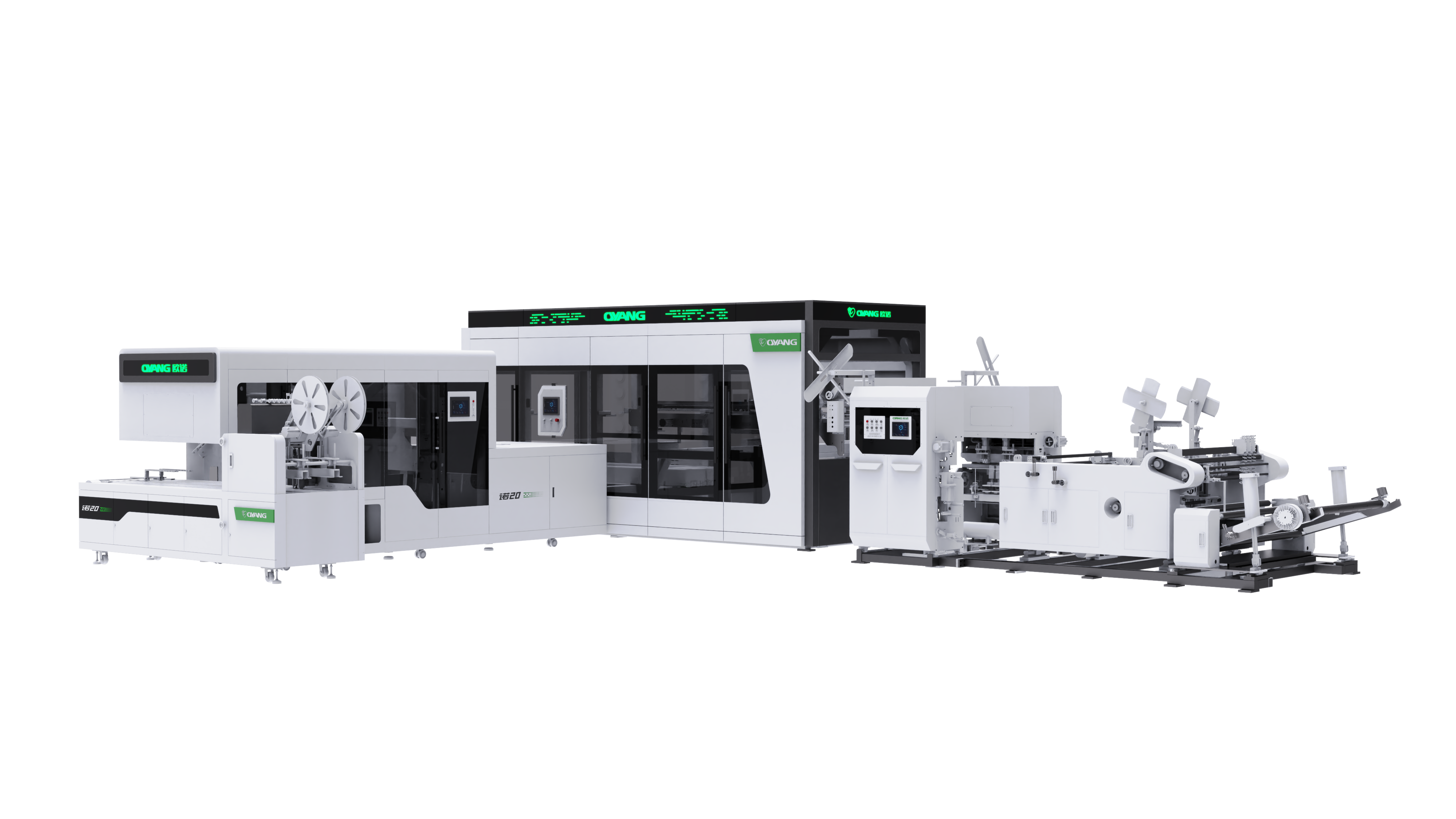OYANG -20 AUTOMATIC NON WOVEN BOX BAG MAKING MACHINE WITH HANDLE ONLINE