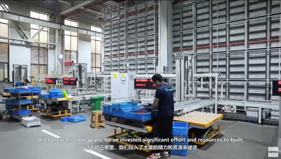Oyang Advanced Intelligent Stereoscopic Warehouse To Better Support Production&After-Sales Services