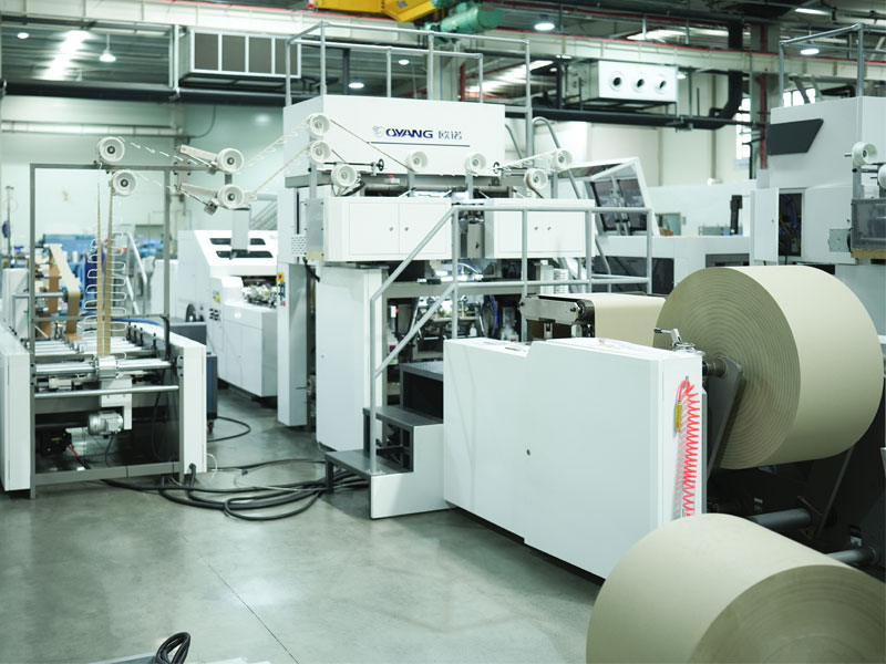 OYANG Machinery A Series Square Bottom Paper Bag Machine With Twisted Handle Online