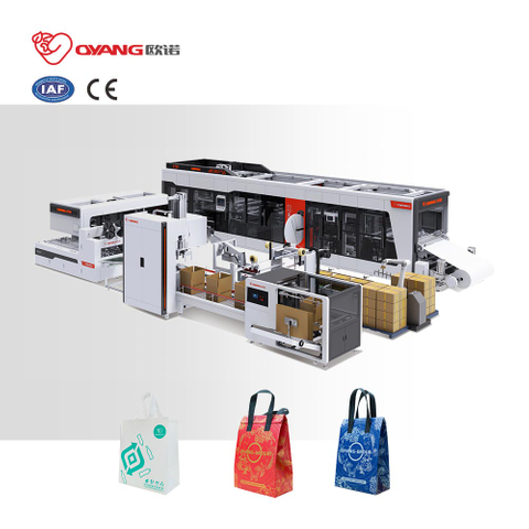 OYANG Machinery TECH 26 Automatic Non-Woven Box Bag Making Machine with Handle Online