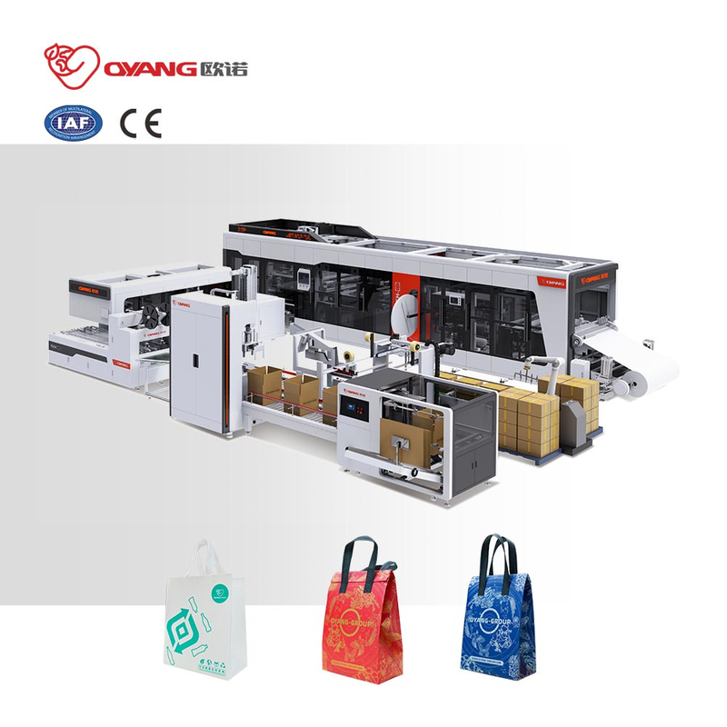 OYANG Machinery TECH 26 Automatic Non-Woven Box Bag Making Machine with Handle Online