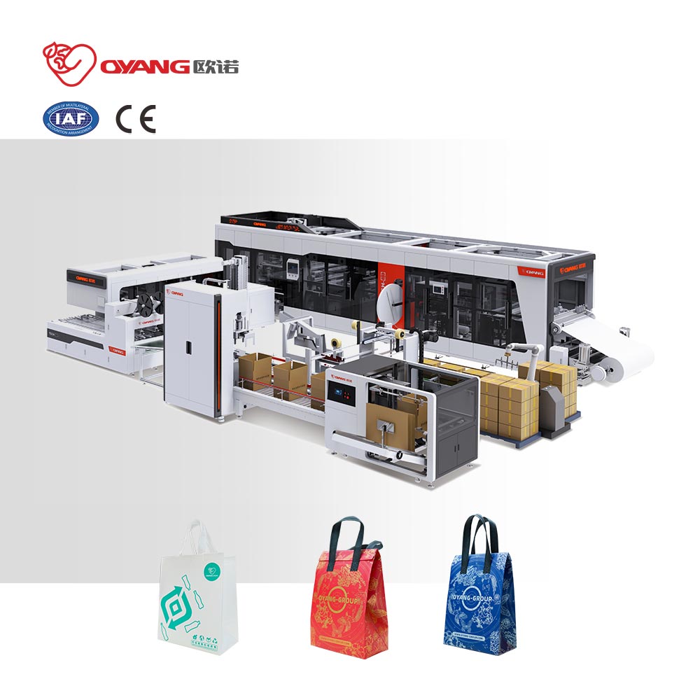 OYANG Machinery TECH 26 Automatic Non-Woven Box Bag Making Machine with Handle Online