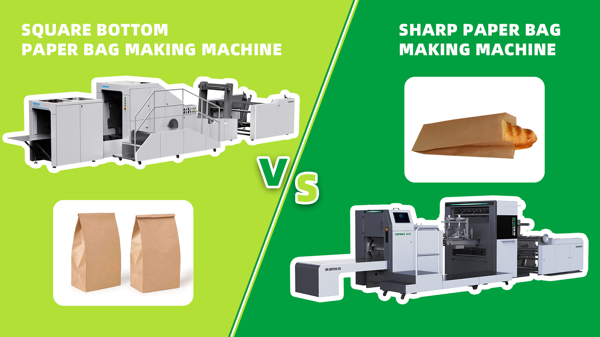 Square Bottom Paper Bag Machine Vs Flat Bottom Paper Bag Machine