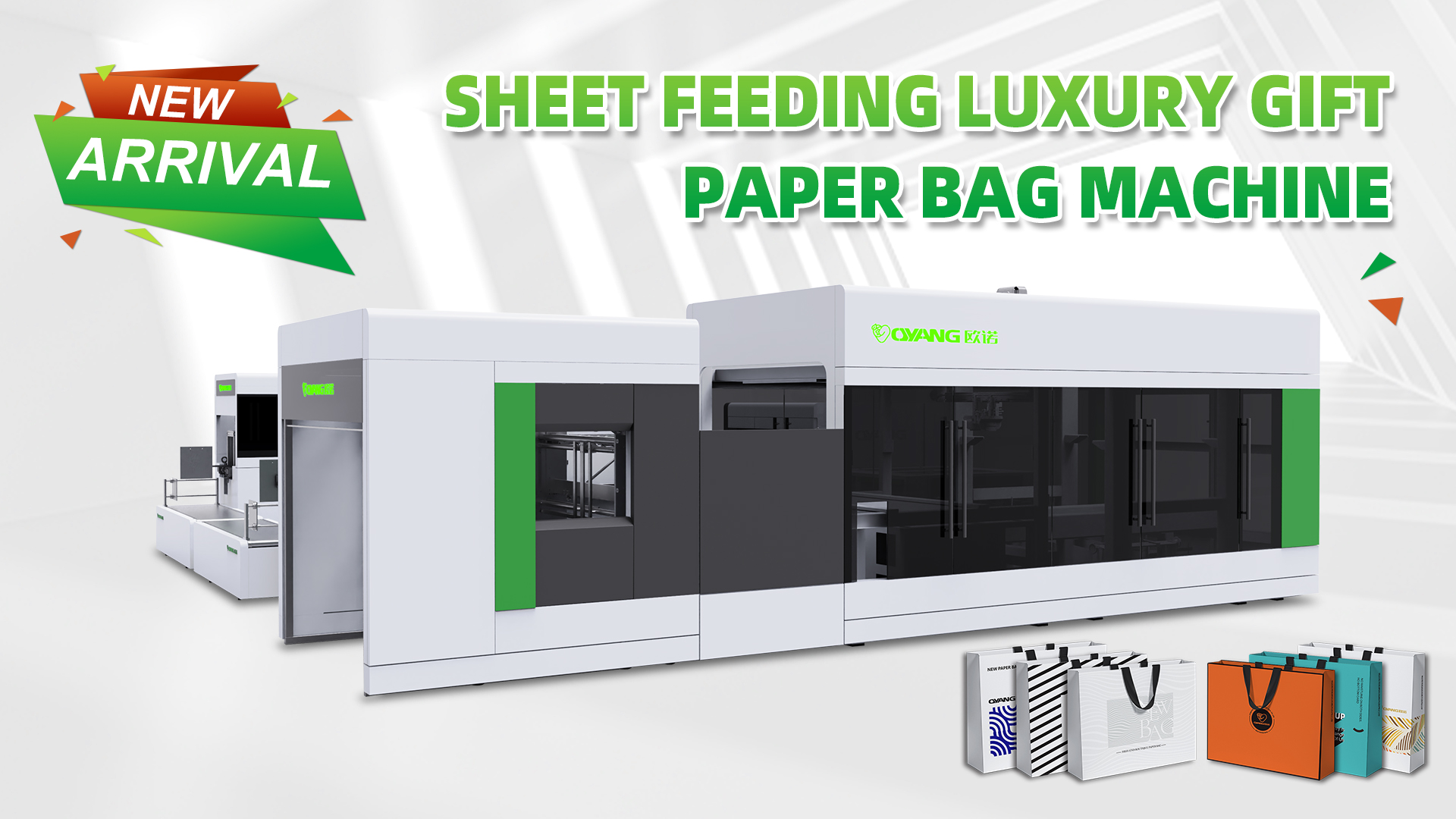 New Arrivals! Sheet Feeding Luxury Gift Paper Bag Machine Without Creasing Line in The Paper Bag Body 