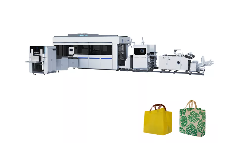 OYANG 15S Leader Automatic Non Woven Box Bag Making Machine with Handle Online