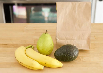 Kraft paper food bag