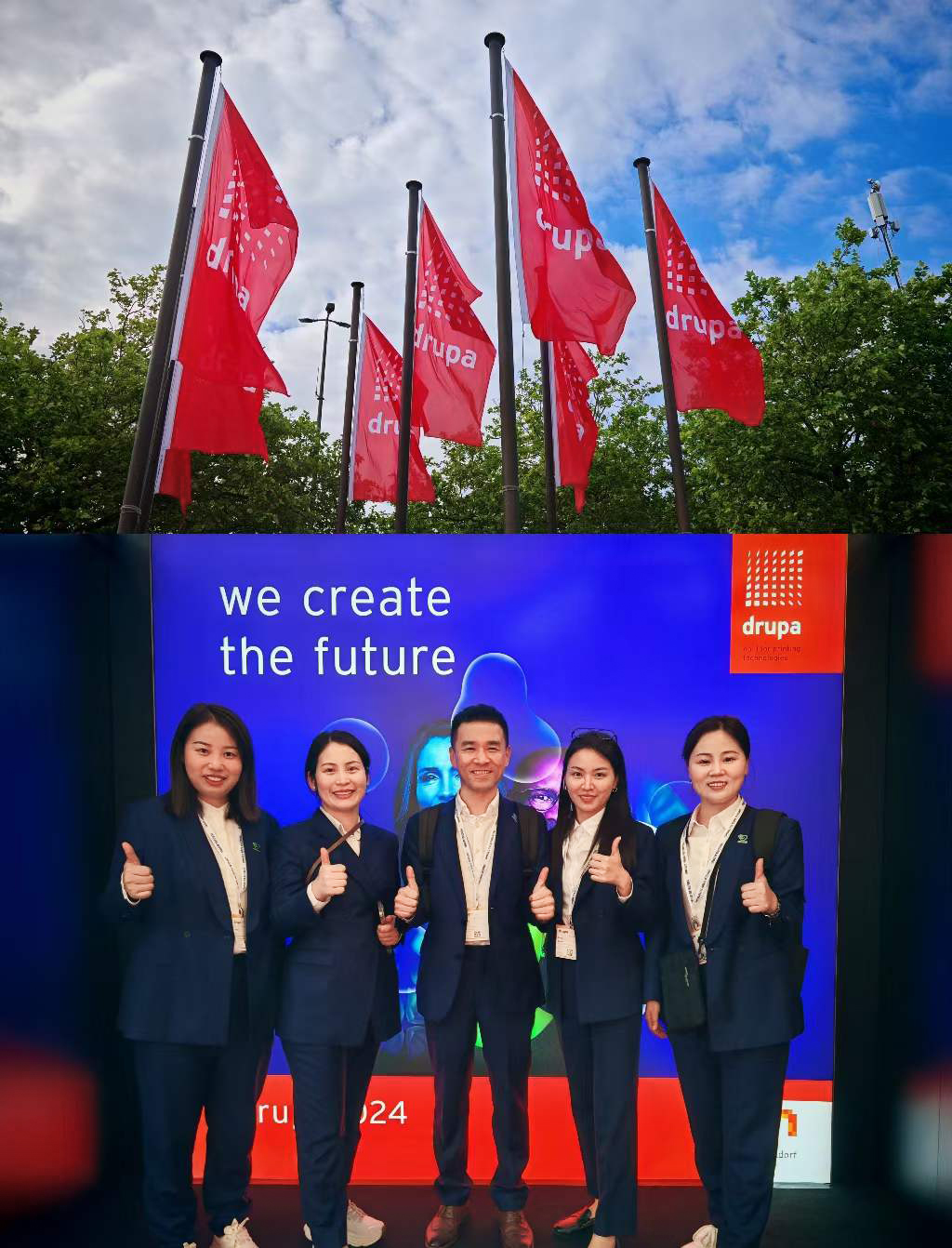 oyang team at drupa 2024