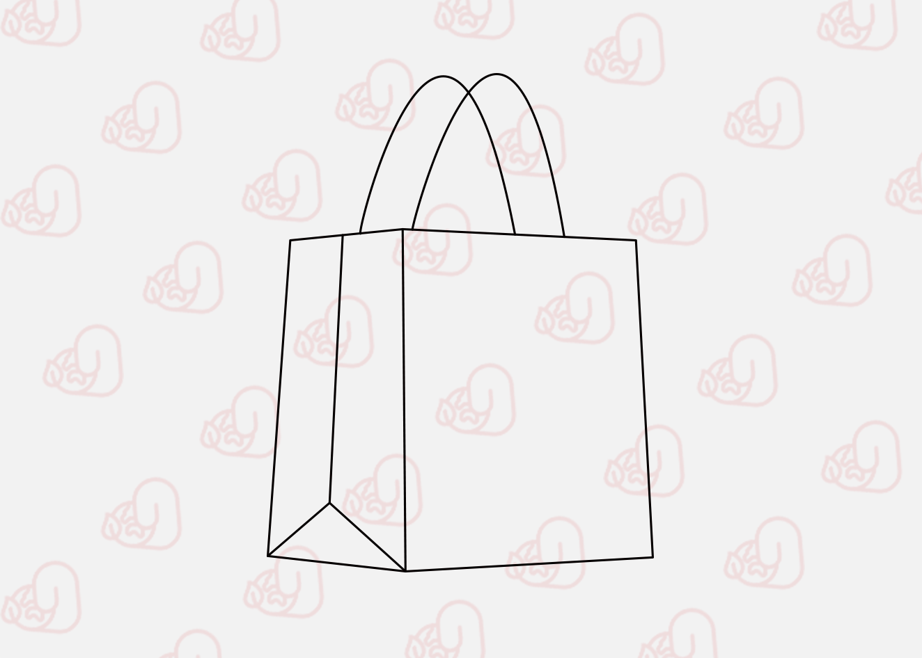 Bag de hârtie cu mâner răsucit2x