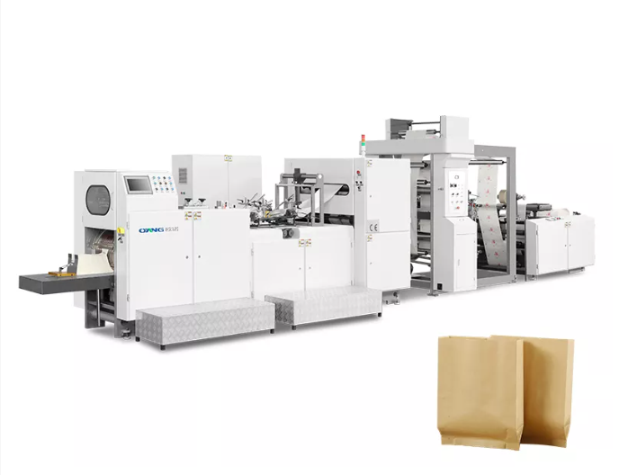 Roll-Fed Sharp Bottom Paper Bag Machine