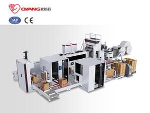 OYANG Machinery Smart17 260S AIA බුද්ධිමත් ස්වයංක්‍රීයකරණය කඩදාසි බෑග් නිෂ්පාදනය සාප්පු සවාරි කඩදාසි බෑග් සෑදීමේ යන්ත්‍රය 