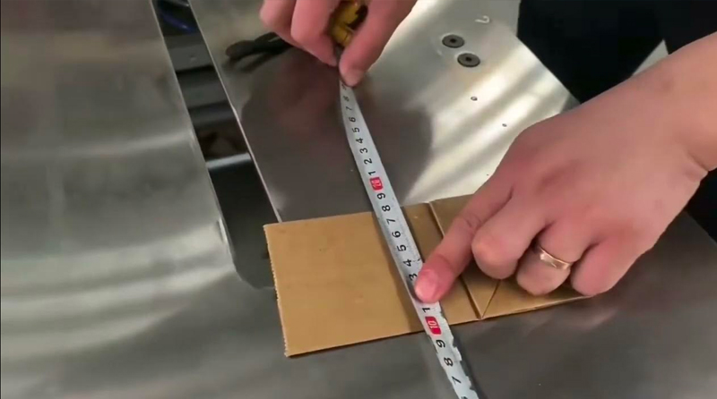 W8*H15.5*G6cm Oyang B220 Square Bottom Paper Bag Making Machine Limit Size Challenge