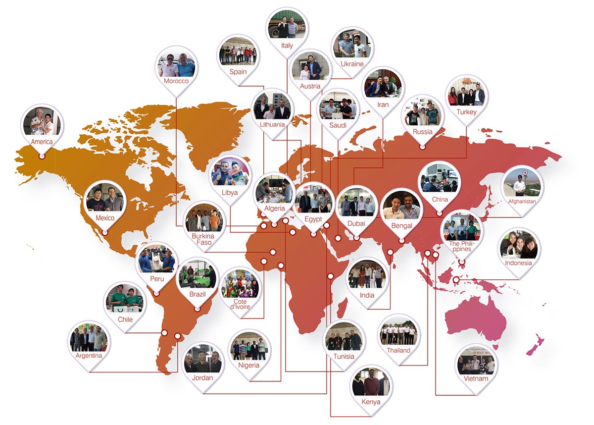 3000+customers-in-120-countries+