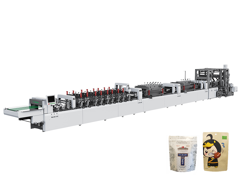 High Speed Standing pouch with zipper making machine