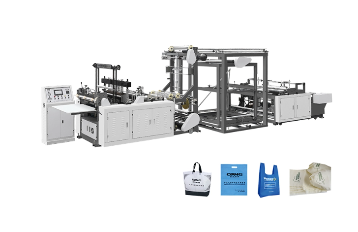 Oyang 15 C700 800 Non Woven D-Cut Bag Making Machine