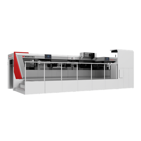 OYANG Duomatic FSS Dual-Unit Flatbed Hot Foil Stamping, Die Cutting & Stripping Machine