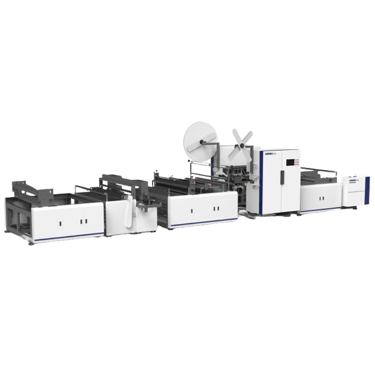 OYANG 15 XG1200 Nonwoven Crosscut, Handle Sewing and Cutting Machine